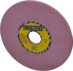 Tru-Maxx - 7" Diam x 1-1/4" Hole x 1/4" Thick, J Hardness, 60 Grit Surface Grinding Wheel - Aluminum Oxide, Type 1, Medium Grade, 3,600 Max RPM, Vitrified Bond, No Recess - Caliber Tooling