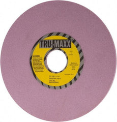 Tru-Maxx - 7" Diam x 1-1/4" Hole x 1/4" Thick, H Hardness, 100 Grit Surface Grinding Wheel - Aluminum Oxide, Type 1, Fine Grade, 3,600 Max RPM, Vitrified Bond, No Recess - Caliber Tooling