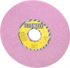 Tru-Maxx - 7" Diam x 1-1/4" Hole x 1/4" Thick, J Hardness, 46 Grit Surface Grinding Wheel - Aluminum Oxide, Type 1, Coarse Grade, 3,600 Max RPM, Vitrified Bond, No Recess - Caliber Tooling