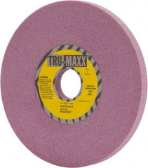 Tru-Maxx - 7" Diam x 1-1/4" Hole x 1/2" Thick, K Hardness, 60 Grit Surface Grinding Wheel - Aluminum Oxide, Type 1, Medium Grade, 3,600 Max RPM, Vitrified Bond, No Recess - Caliber Tooling