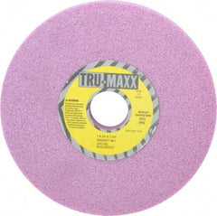 Tru-Maxx - 7" Diam x 1-1/4" Hole x 3/4" Thick, I Hardness, 46 Grit Surface Grinding Wheel - Aluminum Oxide, Type 1, Coarse Grade, 3,600 Max RPM, Vitrified Bond, No Recess - Caliber Tooling