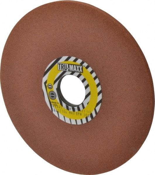 Tru-Maxx - 7" Diam x 1-1/4" Hole x 1/4" Thick, M Hardness, 150 Grit Surface Grinding Wheel - Aluminum Oxide, Type 1, Very Fine Grade, 3,600 Max RPM, Vitrified Bond, No Recess - Caliber Tooling