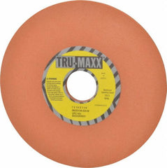 Tru-Maxx - 7" Diam x 1-1/4" Hole x 1/4" Thick, M Hardness, 220 Grit Surface Grinding Wheel - Aluminum Oxide, Type 1, Very Fine Grade, 3,600 Max RPM, Vitrified Bond, No Recess - Caliber Tooling