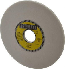 Tru-Maxx - 7" Diam x 1-1/4" Hole x 1/4" Thick, I Hardness, 80 Grit Surface Grinding Wheel - Aluminum Oxide, Type 1, Medium Grade, 3,600 Max RPM, Vitrified Bond, No Recess - Caliber Tooling