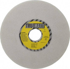 Tru-Maxx - 7" Diam x 1-1/4" Hole x 1/2" Thick, I Hardness, 46 Grit Surface Grinding Wheel - Aluminum Oxide, Type 1, Coarse Grade, 3,600 Max RPM, Vitrified Bond, No Recess - Caliber Tooling