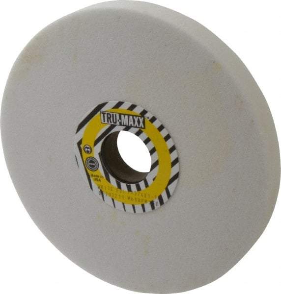 Tru-Maxx - 7" Diam x 1-1/4" Hole x 3/4" Thick, I Hardness, 60 Grit Surface Grinding Wheel - Aluminum Oxide, Type 1, Medium Grade, 3,600 Max RPM, Vitrified Bond, No Recess - Caliber Tooling