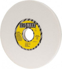 Tru-Maxx - 7" Diam x 1-1/4" Hole x 1/2" Thick, I Hardness, 100 Grit Surface Grinding Wheel - Aluminum Oxide, Type 1, Fine Grade, 3,600 Max RPM, Vitrified Bond, No Recess - Caliber Tooling