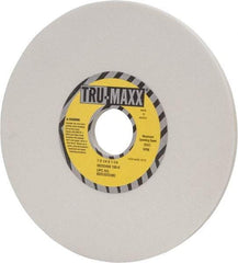 Tru-Maxx - 7" Diam x 1-1/4" Hole x 1/4" Thick, K Hardness, 100 Grit Surface Grinding Wheel - Aluminum Oxide, Type 1, Fine Grade, 3,600 Max RPM, Vitrified Bond, No Recess - Caliber Tooling