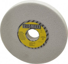 Tru-Maxx - 7" Diam x 1-1/4" Hole x 3/4" Thick, H Hardness, 46 Grit Surface Grinding Wheel - Aluminum Oxide, Type 1, Coarse Grade, 3,600 Max RPM, Vitrified Bond, No Recess - Caliber Tooling