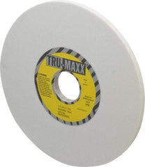 Tru-Maxx - 7" Diam x 1-1/4" Hole x 1/4" Thick, L Hardness, 150 Grit Surface Grinding Wheel - Aluminum Oxide, Type 1, Very Fine Grade, 3,600 Max RPM, Vitrified Bond, No Recess - Caliber Tooling