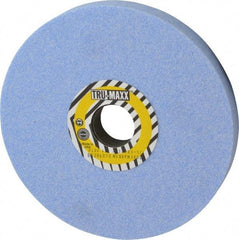 Tru-Maxx - 7" Diam x 1-1/4" Hole x 3/4" Thick, I Hardness, 46 Grit Surface Grinding Wheel - Ceramic, Type 1, Coarse Grade, 3,600 Max RPM, Vitrified Bond, No Recess - Caliber Tooling