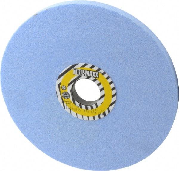 Tru-Maxx - 8" Diam x 1-1/4" Hole x 1/2" Thick, J Hardness, 60 Grit Surface Grinding Wheel - Ceramic, Type 1, Medium Grade, 3,600 Max RPM, Vitrified Bond, No Recess - Caliber Tooling