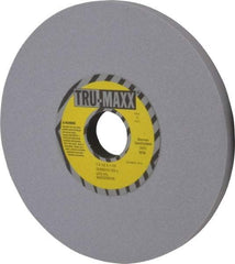 Tru-Maxx - 7" Diam x 1-1/4" Hole x 1/2" Thick, L Hardness, 120 Grit Surface Grinding Wheel - Aluminum Oxide, Type 1, Fine Grade, 3,600 Max RPM, Vitrified Bond, No Recess - Caliber Tooling