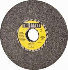 Tru-Maxx - 7" Diam x 1-1/4" Hole x 3/4" Thick, K Hardness, 46 Grit Surface Grinding Wheel - Aluminum Oxide, Type 1, Coarse Grade, 3,600 Max RPM, Vitrified Bond, No Recess - Caliber Tooling