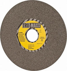 Tru-Maxx - 7" Diam x 1-1/4" Hole x 1/4" Thick, H Hardness, 80 Grit Surface Grinding Wheel - Aluminum Oxide, Type 1, Medium Grade, 3,600 Max RPM, Vitrified Bond, No Recess - Caliber Tooling