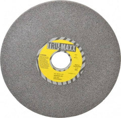 Tru-Maxx - 8" Diam x 1-1/4" Hole x 1/2" Thick, I Hardness, 46 Grit Surface Grinding Wheel - Aluminum Oxide, Type 1, Coarse Grade, 3,105 Max RPM, Vitrified Bond, No Recess - Caliber Tooling