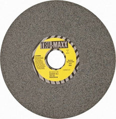 Tru-Maxx - 8" Diam x 1-1/4" Hole x 1/4" Thick, J Hardness, 60 Grit Surface Grinding Wheel - Aluminum Oxide, Type 1, Medium Grade, 3,600 Max RPM, Vitrified Bond, No Recess - Caliber Tooling