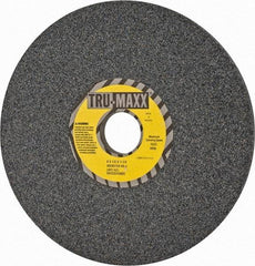 Tru-Maxx - 8" Diam x 1-1/4" Hole x 1/2" Thick, J Hardness, 46 Grit Surface Grinding Wheel - Aluminum Oxide, Type 1, Coarse Grade, 3,600 Max RPM, Vitrified Bond, No Recess - Caliber Tooling