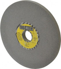 Tru-Maxx - 8" Diam x 1-1/4" Hole x 1/2" Thick, I Hardness, 100 Grit Surface Grinding Wheel - Aluminum Oxide, Type 1, Fine Grade, 3,600 Max RPM, Vitrified Bond, No Recess - Caliber Tooling