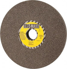 Tru-Maxx - 8" Diam x 1-1/4" Hole x 1" Thick, I Hardness, 60 Grit Surface Grinding Wheel - Aluminum Oxide, Type 1, Medium Grade, 3,600 Max RPM, Vitrified Bond, No Recess - Caliber Tooling