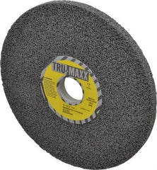 Tru-Maxx - 8" Diam x 1-1/4" Hole x 1/2" Thick, H Hardness, 46 Grit Surface Grinding Wheel - Aluminum Oxide, Type 1, Coarse Grade, 3,600 Max RPM, Vitrified Bond, No Recess - Caliber Tooling