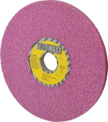 Tru-Maxx - 8" Diam x 1-1/4" Hole x 1/2" Thick, H Hardness, 46 Grit Surface Grinding Wheel - Aluminum Oxide, Type 1, Coarse Grade, 3,600 Max RPM, Vitrified Bond, No Recess - Caliber Tooling