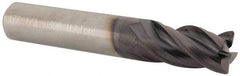 M.A. Ford - 1/2", 4 Flute, Single End, Solid Carbide, 0.03" Corner Radius End Mill - 3" OAL, Right Hand Flute, 1" LOC, Right Hand Cut - Caliber Tooling