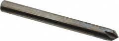 Made in USA - 1/4" Body Diam, 90°, 2-1/2" OAL, Solid Carbide Spotting Drill - Caliber Tooling