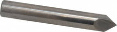 90° 2-1/2″ OAL 2-Flute Solid Carbide Spotting Drill Bright/Uncoated, 3/16″ Flute Length, 3/8″ Shank Diam, RH Cut