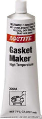 Loctite - 7 oz Tube Gray RTV Silicone Gasket Sealant - -50 to 600°F Operating Temp - Caliber Tooling