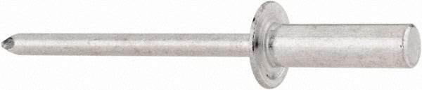 RivetKing - Size 66 Dome Head Aluminum Closed End Sealing Blind Rivet - Aluminum Mandrel, 0.251" to 3/8" Grip, 3/8" Head Diam, 0.192" to 0.196" Hole Diam, 0.656" Length Under Head, 3/16" Body Diam - Caliber Tooling