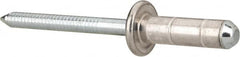 RivetKing - Size 86-88 Dome Head Aluminum Multi Grip Blind Rivet - Steel Mandrel, 1/4" to 3/4" Grip, 0.511" Head Diam, 0.257" to 0.261" Hole Diam, 0.708" Length Under Head, 1/4" Body Diam - Caliber Tooling