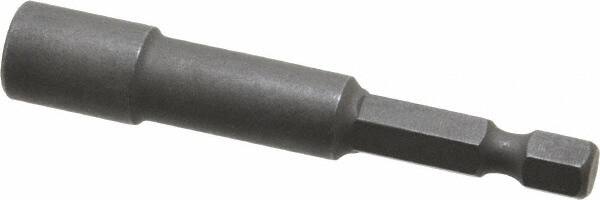 Wera - 1/4" Magnetic Nutsetter - 1/4" Hex Drive, 2-1/2" OAL, 7/16" Socket Nose Diam - Caliber Tooling