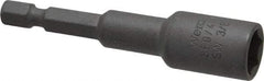 Wera - 3/8" Magnetic Nutsetter - 1/4" Hex Drive, 2-1/2" OAL, 9/16" Socket Nose Diam - Caliber Tooling