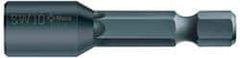 Wera - 7/16" Magnetic Nutsetter - 1/4" Hex Drive, 2" OAL - Caliber Tooling