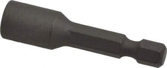 Wera - 1/4" Nonmagnetic Nutsetter - 1/4" Hex Drive, 2" OAL, 7/16" Socket Nose Diam - Caliber Tooling