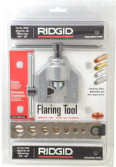 Ridgid - 3/16 to 5/8" Pipe Capacity, Flaring Tools & Tube Expanders - Caliber Tooling