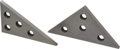 Value Collection - 30 to 90° Angle, Angle Block Set - 1/4 Inch Thick, 10 Minutes Accuracy, Includes 1 of Each Size - Caliber Tooling