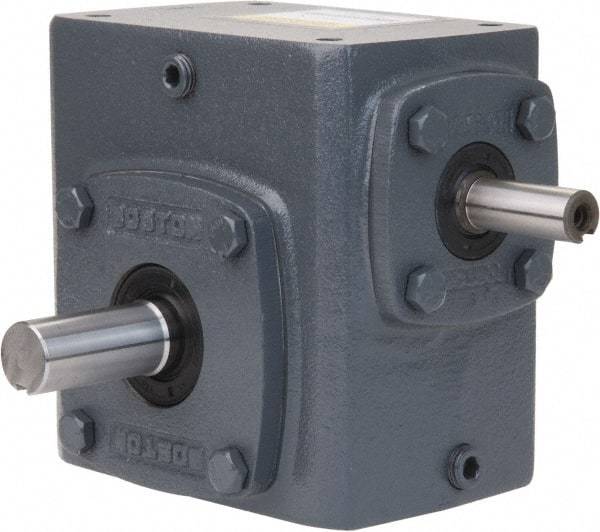 Boston Gear - 2.38 Centerline Distance, 15:1, 117 RPM Output, 2.34 Input Horsepower, 1,159 Lbs. Max Torque, Speed Reducer - Single Shaft Left - Caliber Tooling