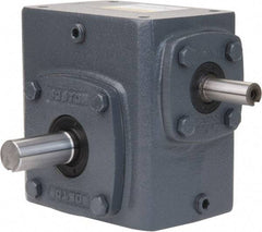 Boston Gear - 1-3/4 Centerline Distance, 50:1, 35 RPM Output, 0.44 Input Horsepower, 573 Lbs. Max Torque, Speed Reducer - Single Shaft Left - Caliber Tooling