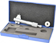 Fowler - 0.2 to 1.2", Mechanical Inside Micrometer - 0.001" Graduation, 0.0002" Accuracy, Ratchet Stop Thimble - Caliber Tooling