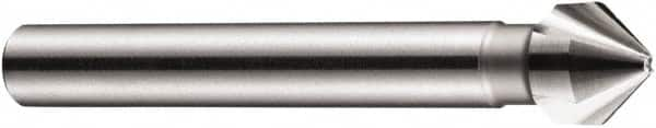 DORMER - 6mm Shank Diam, 3 Flute 82° High Speed Steel Countersink - Caliber Tooling