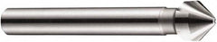 DORMER - 5mm Shank Diam, 3 Flute 82° High Speed Steel Countersink - Caliber Tooling