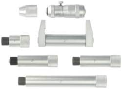 Fowler - 4 to 120", Mechanical Inside Hole Micrometer - 0.001" Graduation, 0.0029" Accuracy - Caliber Tooling