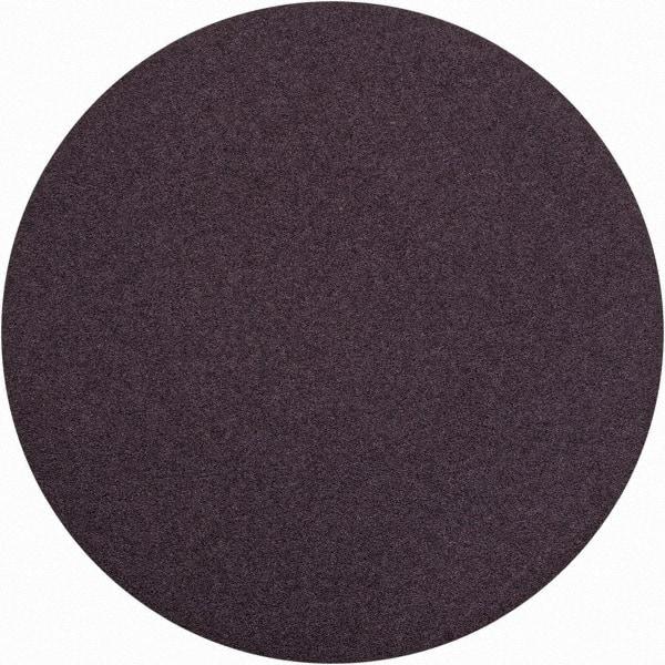 Norton - 15" Diam, 50 Grit Aluminum Oxide Adhesive PSA Disc - Coarse Grade, Brown, X Weighted Backing, Flexible - Caliber Tooling