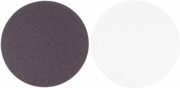 Norton - 18" Diam, 36 Grit Aluminum Oxide Adhesive PSA Disc - Very Coarse, Brown, X Weighted Cloth Backing, Flexible - Caliber Tooling