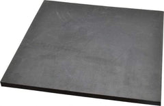 Made in USA - 12" Long, 12" Wide, 1/2" Thick, Neoprene Rubber Foam Sheet - 35 to 45 Durometer, Black, -20 to 220°F, 800 psi Tensile Strength, Stock Length - Caliber Tooling