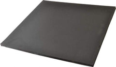 Made in USA - 12" Long, 12" Wide, 3/8" Thick, Neoprene Rubber Foam Sheet - 50 to 60 Durometer, Black, -20 to 220°F, 900 psi Tensile Strength, Stock Length - Caliber Tooling