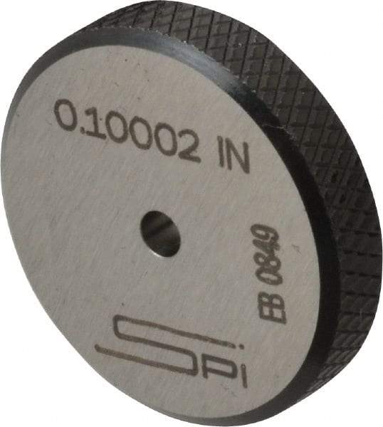 SPI - 0.1" Inside x 0.98" Outside Diameter, 0.28" Thick, Setting Ring - Accurate to 0.00006", Silver - Caliber Tooling