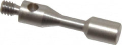 SPI - 3 mm Ball Diameter, M2 Thread, Steel Point Disc Tip CMM Stylus - 13 mm Overall Length - Caliber Tooling